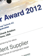 Lufthansa MRO Award 2012
